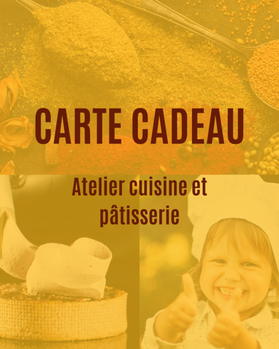 Offrez l'art de la cuisine : la carte cadeau Les Ateliers de Barbara !