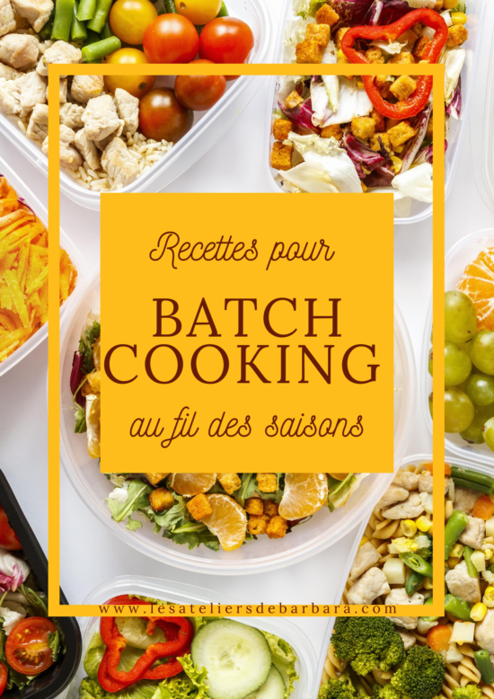 Batch Cooking : L'Ebook qui va révolutionner vos repas quotidiens et vos saisons !