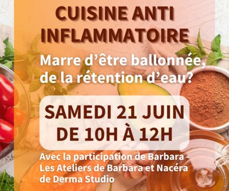 MASTER CLASS : CUISINE ANTI-INFLAMMATOIRE