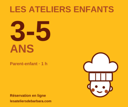 Atelier parent-enfant 3-5 ans à Orléans : ses premiers pas en cuisine
